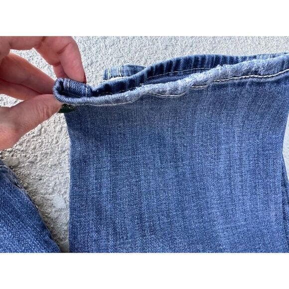 Miss Me Bootcut Jeans Crystal Embellished Pockets Medium Wash Denim Size 29 - Picture 6 of 10